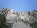 U.S. Presidents in Mount Rushmore National Memorial Royalty Free Stock Photo